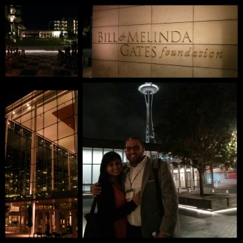 Sabrina and Afzal at Bill and Melinda Gates Foundation