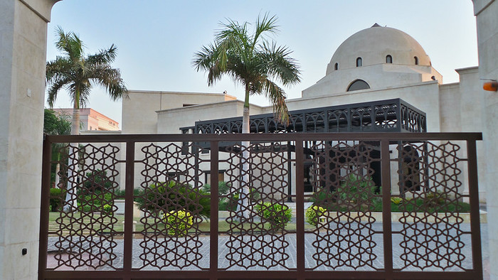 Main entrance of the Ismaili Centre, Dubai | Hussein Charania Photos