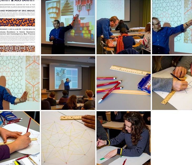 Islamic Geometric Design Workshop: A few highlights from the Aga Khan Documentation Center (AKDC) & Aga Khan Program for Islamic Architecture (AKPIA) @MIT with Eric Broug
