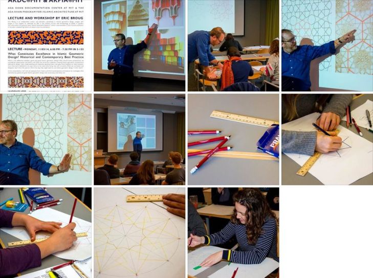 Islamic Geometric Design Workshop: A few highlights from the Aga Khan Documentation Center (AKDC) & Aga Khan Program for Islamic Architecture  (AKPIA) @MIT with Eric Broug