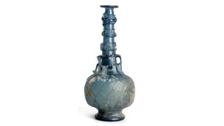 The art of glass-making, for which Venice is well known, originated in Syria