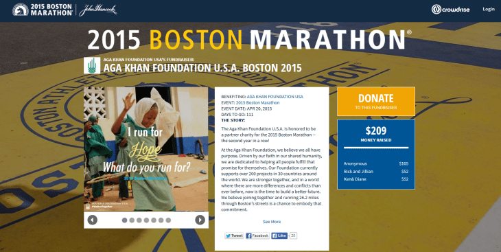 AKF USA Boston Marathon 2015