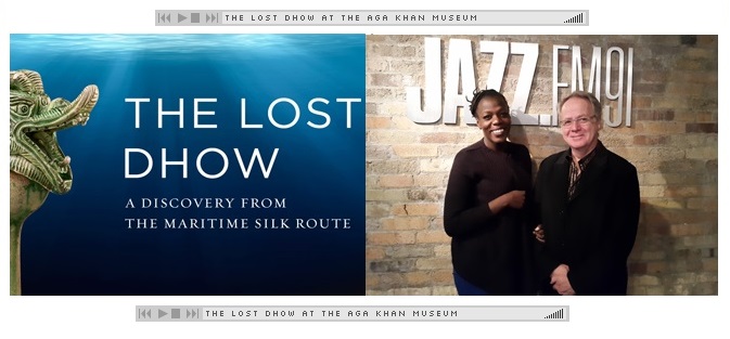 Jazz FM 91's Garvia Bailey interviews Aga Khan Museum's guest curator John Vollmer