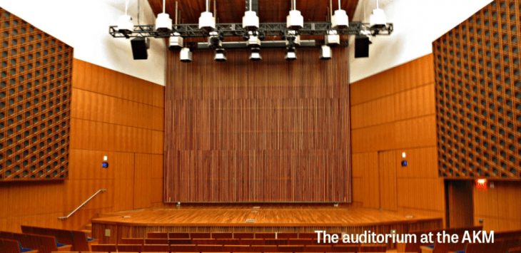The beautiful auditorium of the Aga Khan Museum - Music in Focus (Image: The Whole Note)