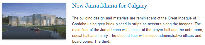 New Jamatkhana for Calgary