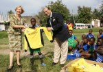 British High Commissioner in Tanzania meets Street Child World Champions 2014 in Mwanza