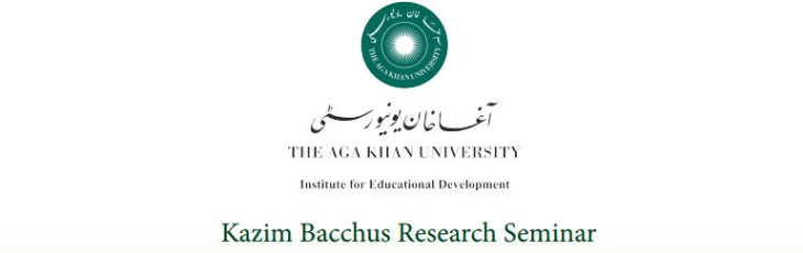 AKU - IED - Kazim Bacchus Research Seminar