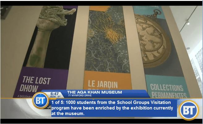 1 of 5: 1000 students from the School Groups Visitation program have been enriched by the exhibition currently at the museum. (via Breakfast Television)