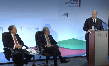 His Highness the Aga Khan at 2014 London Conference on Afghanistan