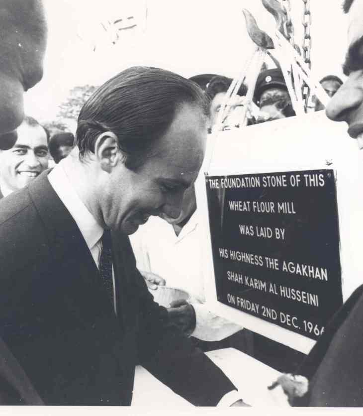 Sherali Bandali Jaffer initiator of project in Kampala, Uganda, lays foundation stone on Friday. Mr. Jaffer is now the owner of the Fairway Hotel in Kampala, Uganda. Sherali Bandali Jaffer is the father of Senator Mobina Jaffer - Senator in Canada (Image Ismaili.net)