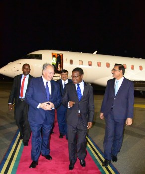 February 20, 2015: Photographs: His Highness the Aga Khan received in Dar-Es-Salaam, Tanzania