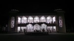 Karimabad Jamatkhana at night. Surat, Gujarat, India