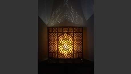 Lamp purchased from Noor Craft Centre, Nizamuddin Basti