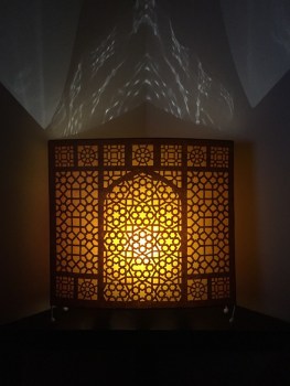 Lamp purchased from Noor Craft Centre, Nizamuddin Basti