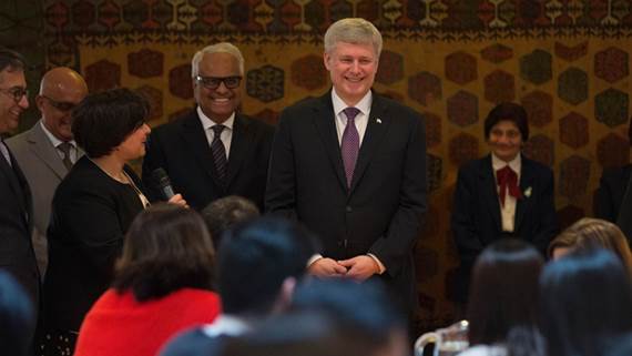 Prime Minister Harper Visits Ismaili Centre, Vancouver
