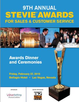 Taleeb Noormohamed receives 2015 Stevie Award for Business Development Executive of the Year