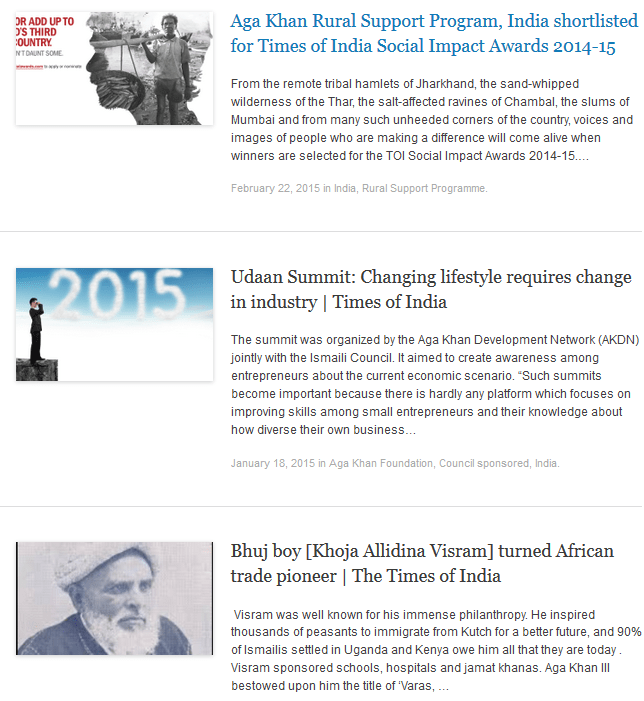 Times of India stories on IM