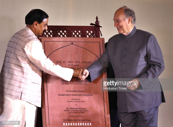 Prince Aga Khan Lays Foundation Stone Of Sunken Museum At Humayun Tomb