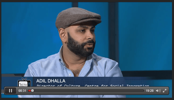 Rogers TV: Guest Panel, Adil Dhalla, Director of Culture for the Centre for Social Innovation