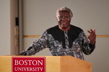 Dr. Calestous Juma, member of the AKU Board of Trustees delivers 2015 Pardee Distinguished Lecture at Boston University