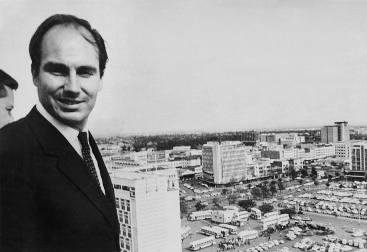 in the background the old Nairobi Bus Station where the present tower Hilton Hotel stands. And further in the background was the Ambassador Hotel. This picture must have been taken in March 1967 when the building was opened.