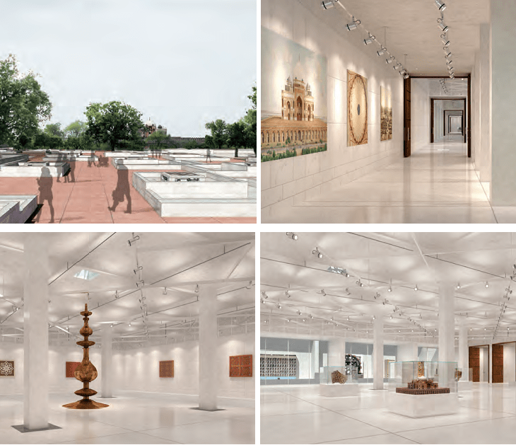 Humayun Tomb Site Museum - design renderings via AKDN-AKTC