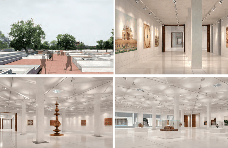 Humayun Tomb Site Museum - design renderings via AKDN-AKTC