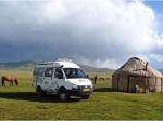 The Aga Khan’s University of Central Asia (UCA) uses a specially equipped van that functions as a mobile digital library to upgrade education in rural areas of Kyrgyzstan. (image credit: UCA/Calgary Herald)