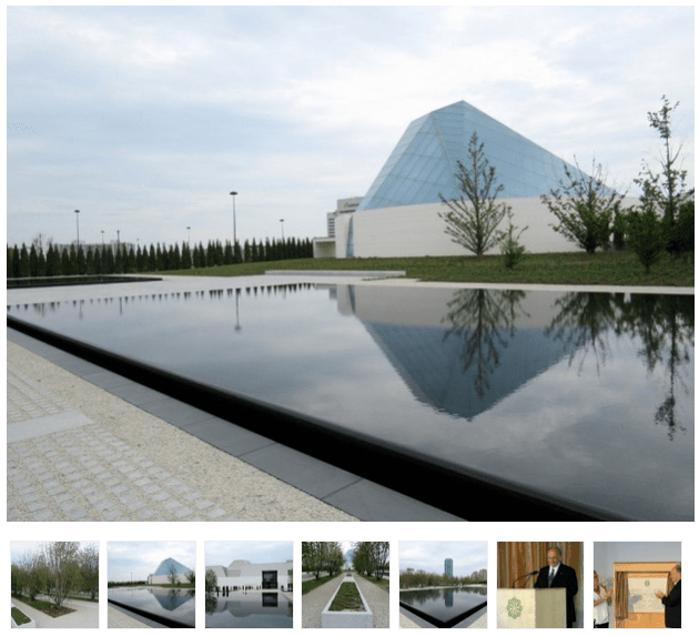 Contemplating Aga Khan Park The green link of the Aga Khan cultural complex officially opens. (Image via Torontoist)