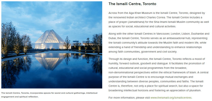 Ismaili Centre Toronto