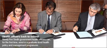 Aga Khan University Karachi to train Health Department officials