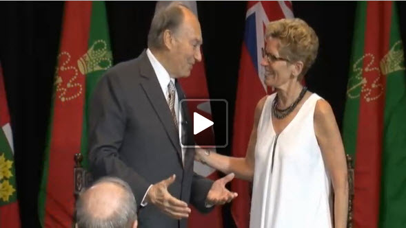 AgaKhan-Wynne Sign Agreement