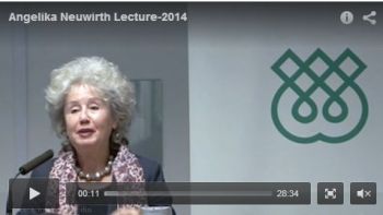 Lecture with Professor Angelika Neuwirth - A Leading Scholar in Qur’anic Studies