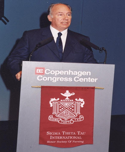 His Highness the Aga Khan delivering speech at the Archon Award Ceremony of  Sigma Theta Tau International