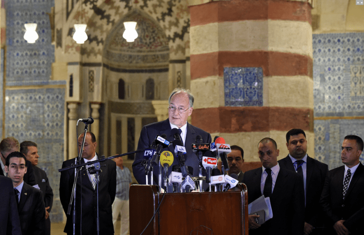 His Highness the Aga Khan speaking at the inauguration of the restoration of the 