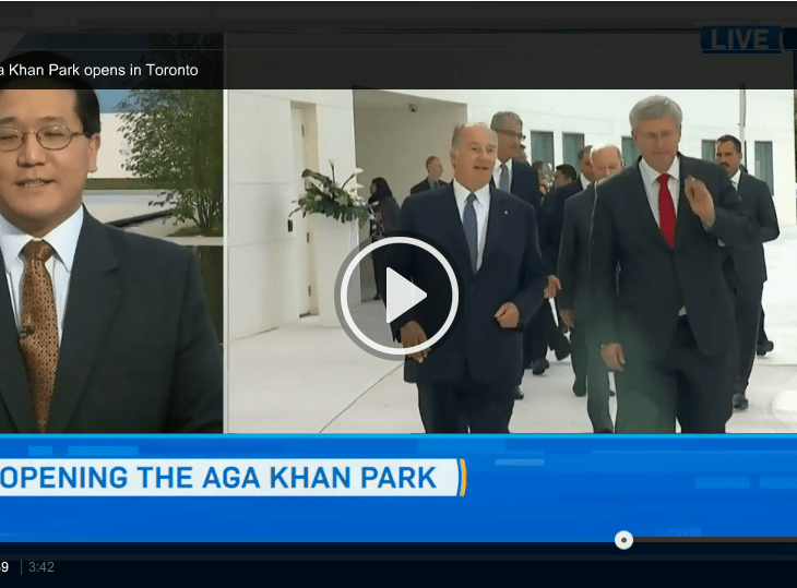 CTV News - Cultural campus - Aga Khan Park mixes art, spirit and nature