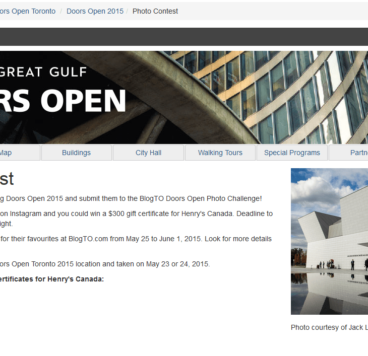 Doors Open Toronto - Photo Contest - Calling all Photographers to submit Aga Khan Museum & Ismaili Centre, Toronto photos by May 24 midnight EST