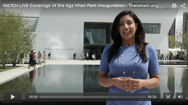 WATCH LIVE: Coverage of the Aga Khan Park opening in Toronto