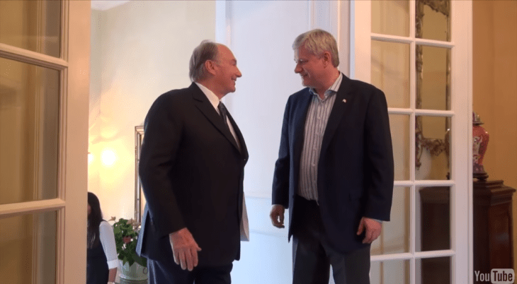 Video: His Highness the Aga Khan in conversation with Canadian Prime Minister, Stephen Harper