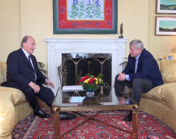 Video: His Highness the Aga Khan in conversation with Canadian Prime Minister, Stephen Harper