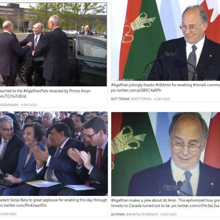 Storify: Toronto Connected – Ontario meet the Ismaili Imamat, Toronto meet your new park