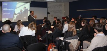 Al Kanji, Senior Partner, KPMG, talks to University students about finance
