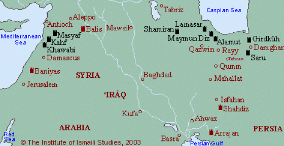 li Castles in Iran and Syria. Image via IIS