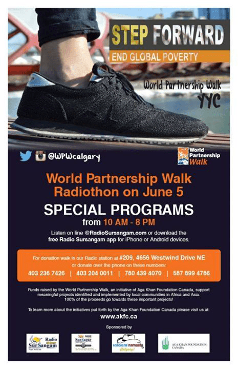 World Partnership Walk Radiothon on June 5