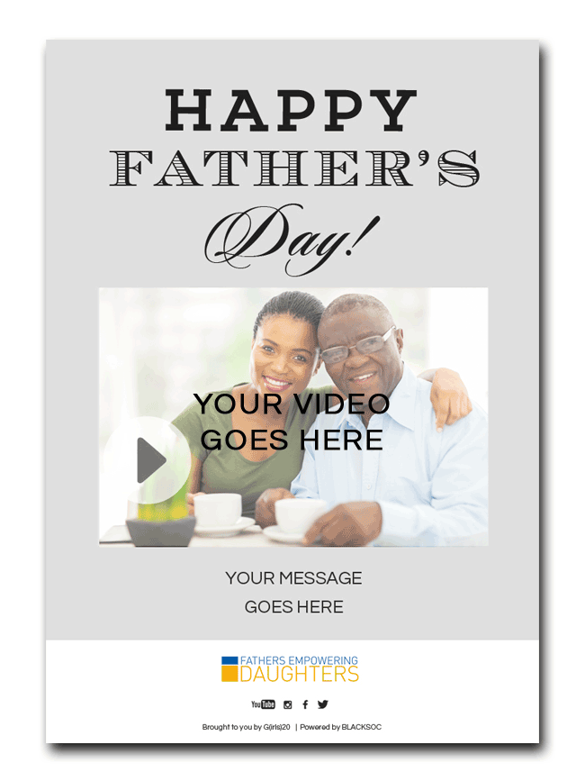 Fathers Empowering Daughters: A Novel Way to Wish Father's Day Greetings