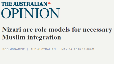 Nizari are role models for necessary Muslim integration | Opinion: The Australian