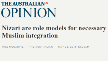 Nizari are role models for necessary Muslim integration | Opinion: The Australian