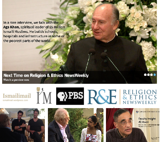 A special PBS show on the Ismailis - PBS speaks to Bollywood duo Salim-Sulaiman, One Billion Rising’s Alyna Nanji, Harvard’s Professor Ali Asani and His Highness the Aga Khan