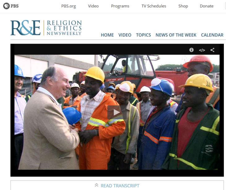 His Highness the Aga Khan and the Ismailis - Live on Religion & Ethics NewsWeekly July 31 2015 - Full Transcript