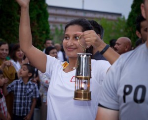 Aabida Dhanji: Pan Am Flame Arrives At Aga Khan Park